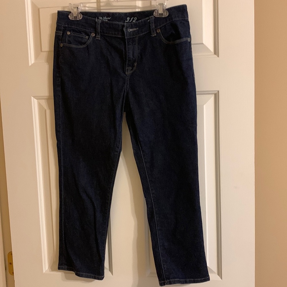 The Limited 312 cropped denims size 8.